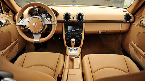 2009 Porsche Cayman driver's cockpit