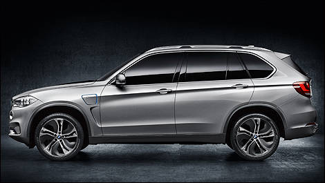 BMW Concept5 X5 eDrive side view