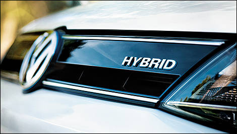 2013 Volkswagen Jetta hybride turbo logo