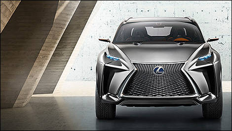 Lexus LF-NX concept vue de face