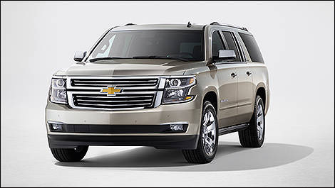 2015 Chevrolet Suburban 3/4 view