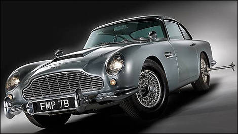 Aston Martin DB5 dans le film Goldfinger