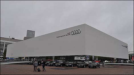 Audi's temporary pavillon