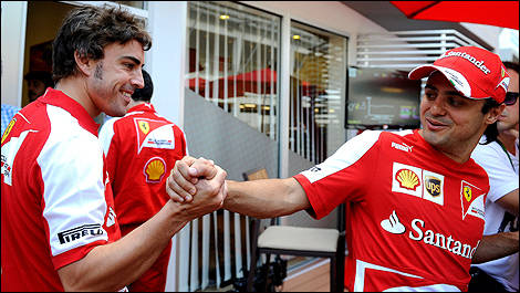 F1 Felipe Massa Ferrari Fernando Alonso