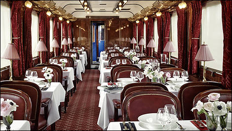 Orient-Express train interior 
