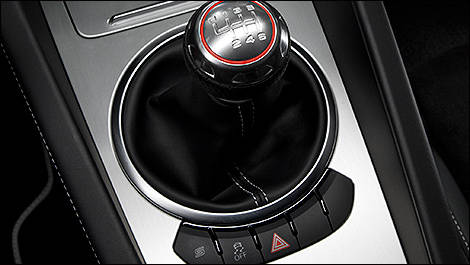 2013 Audi TT RS Coupe 2.5 TFSI quattro shifter and control buttons