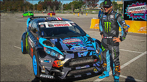 Ken Block et la Ford Fiesta ST 2014