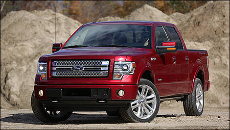 2013 Ford F-150 3/4 view