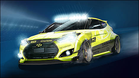Hyundai Veloster Turbo Yellowcake par EGR