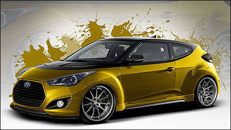 Hyundai Veloster Turbo par Fox Marketing
