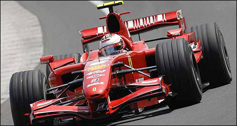 F1 Kimi Raikkonen Ferrari F2007