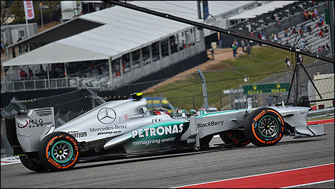 2013 US F1 Grand Prix Lewis Hamilton, Mercedes AMG 
