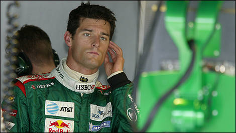 F1 Jaguar Mark Webber