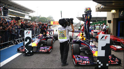 Brazilian Grand Prix, Red Bull Racing, Mark Webber, Sebastian Vettel