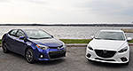 Essai comparatif : Mazda3 vs Toyota Corolla 2014