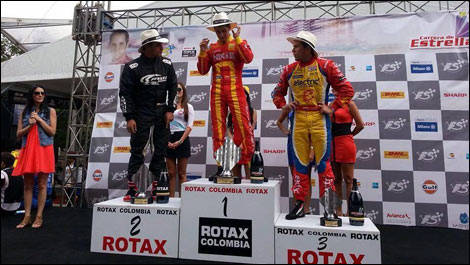 Juan Pablo Montoya, Julian Leal, Carlos Munoz, Karting, Race of Stars