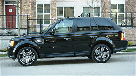 2010 Land Rover Range Rover Sport side view