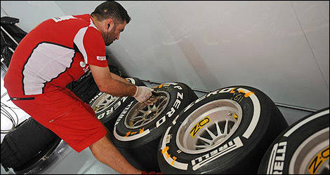 F1 Pirelli Ferrari