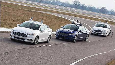 Automated Ford Fusion Hybrid 