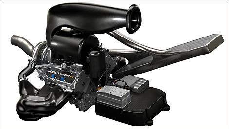 Le groupe propulseur Renault.