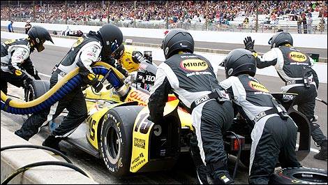 IndyCar Rahal Letterman Lanigan pitstop