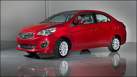 Mitsubishi Mirage G4 vue 3/4 avant