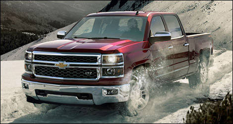 2014 Chevrolet Silverado 3/4 view