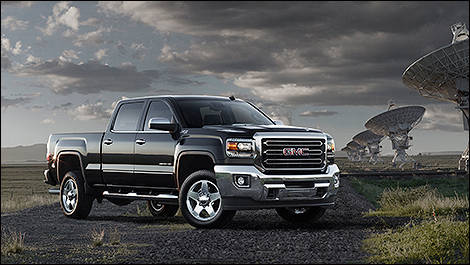 2015 GMC Sierra HD 3/4 view