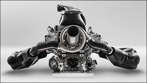 F1 Renault engine V6