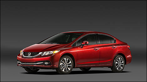 2014 Honda Civic Sedan 3/4 view