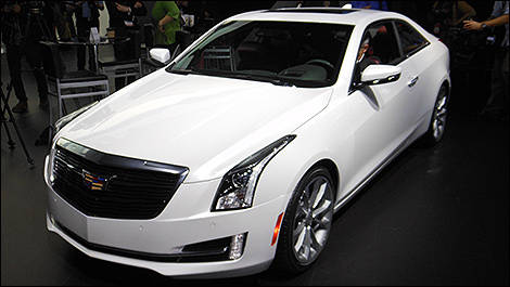 2015 Cadillac ATS Coupe 3/4 view