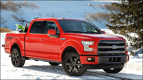 2015 Ford F-150 3/4 view