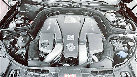 2014 Mercedes-Benz CLS 63 engine