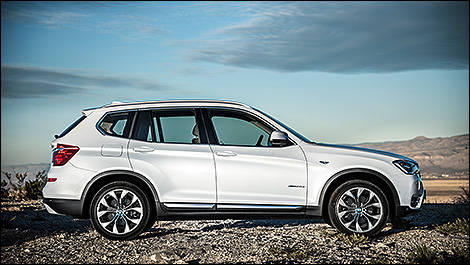 BMW X3 vue de coté