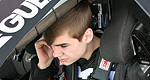 Alex Guénette en piste au New Smyrna Speedway pendant les Speedweeks