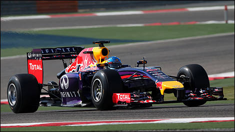 Bahrain F1 tests 2014 Sebastian Vettel, Red Bull Racing 