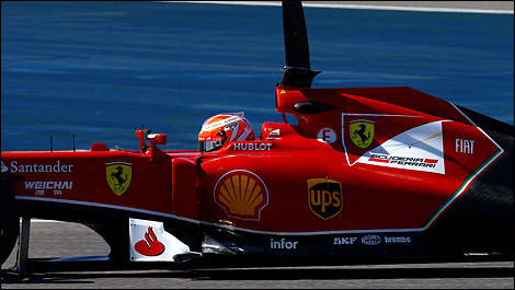 F1 2014 winter testing Bahrain Kimi Raikkonen, Ferrari