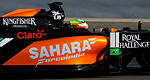 F1: Sergio Perez goes fastest in Day 1 of last test in Bahrain (+photos)