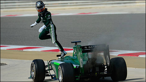 2014 F1 winter testing Bahrain Kamui Kobayashi, Caterham