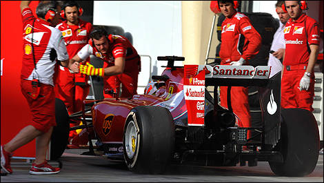 2014 F1 winter testing Bahrain Kimi Raikkonen, Ferrari