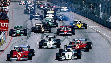 F1 Long Beach start