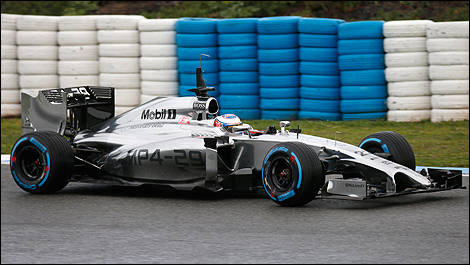 Jenson Button, McLaren, Jerez test 2014 