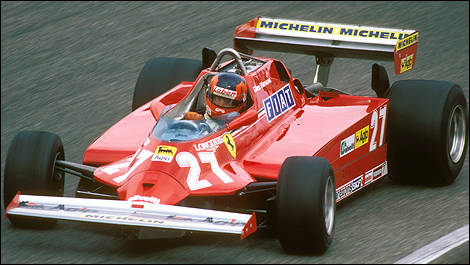 Casque Gilles Villeneuve 1981 F1