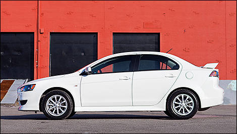 2012 Mitsubishi Lancer side view