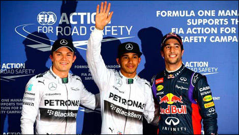 Australian Grand Prix qualifying, Nico Rosberg, Mercedes Hamilton, Daniel Ricciardo, F1