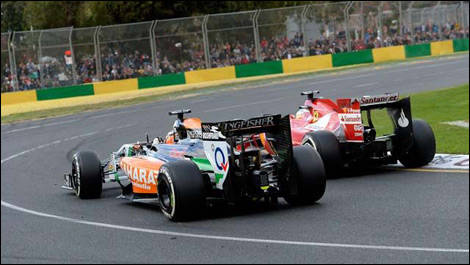 Nico Hulkenberg, Fernando Alonso Australian Grand Prix