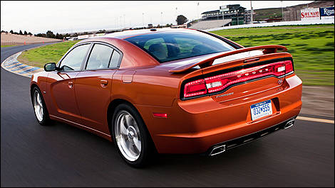 2012 Dodge Charger rear 3/4 view