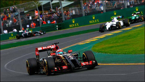Pastor Maldonado, Lotus E22, Australian Grand Prix Melbourne
