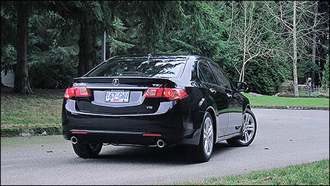 Acura TSX 2012 vue 3/4 arrière