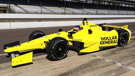 Jacques Villeneuve's Dallara at IMS.